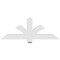 Ekena Millwork Redmond Architectural Grade PVC Gable Bracket, 48"W x 18"H x 4"D x 4"F, 9/12 Pitch GBP048X18X0404RED00 - alternate 3
